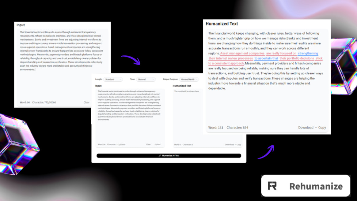 ReHumanize AI humanization function is simple and easy to use.