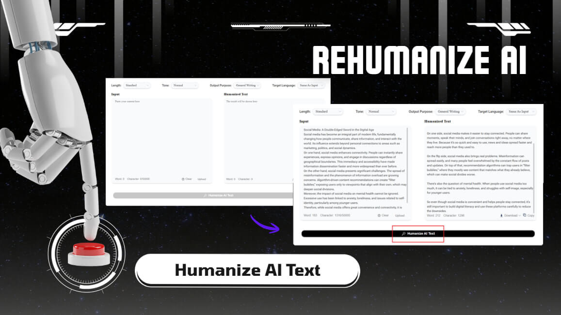Four easy steps to humanizeai.pro text.