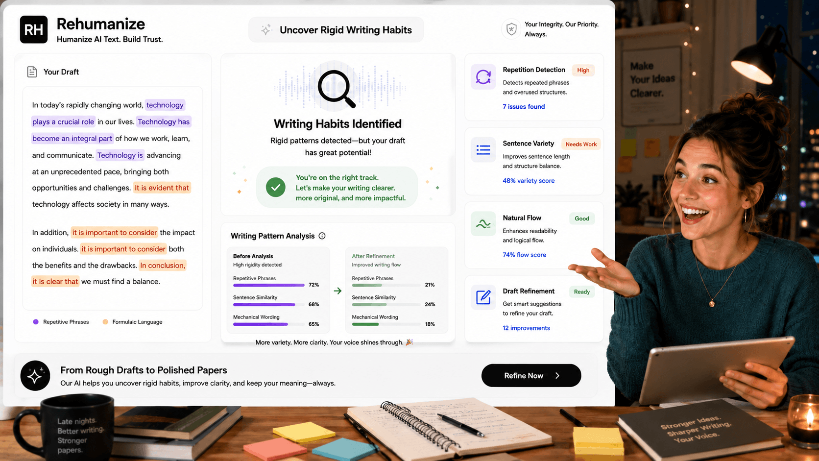 Uncover Rigid Writing Habits