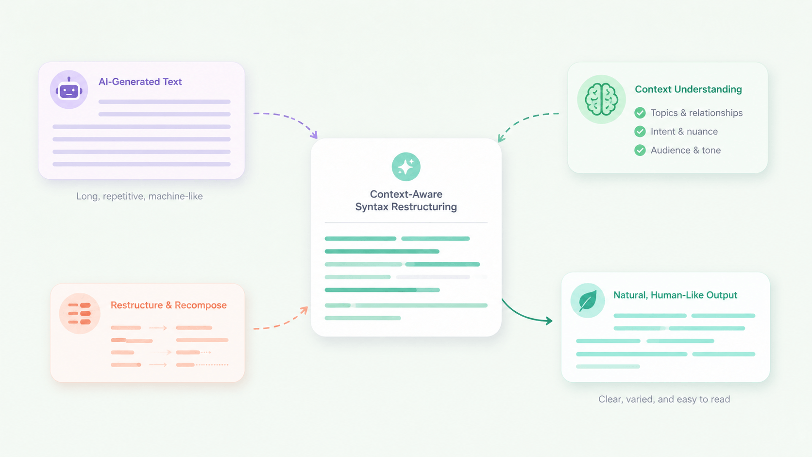 Context-Aware Syntax Restructuring