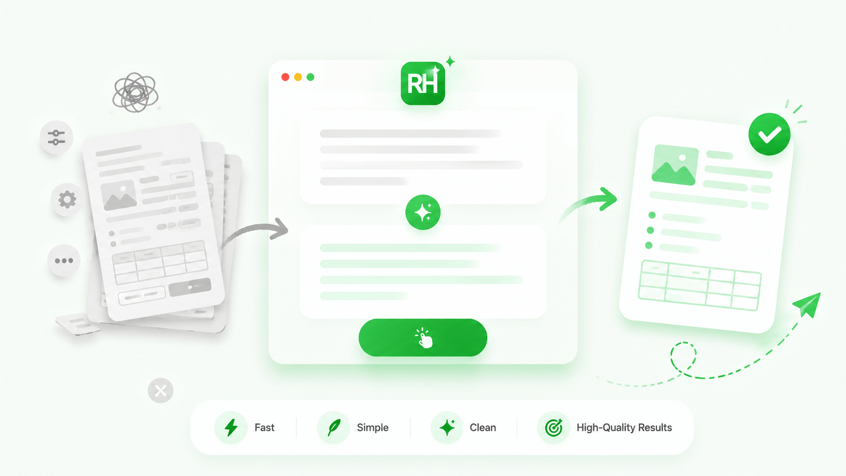 Clutter-Free Interface