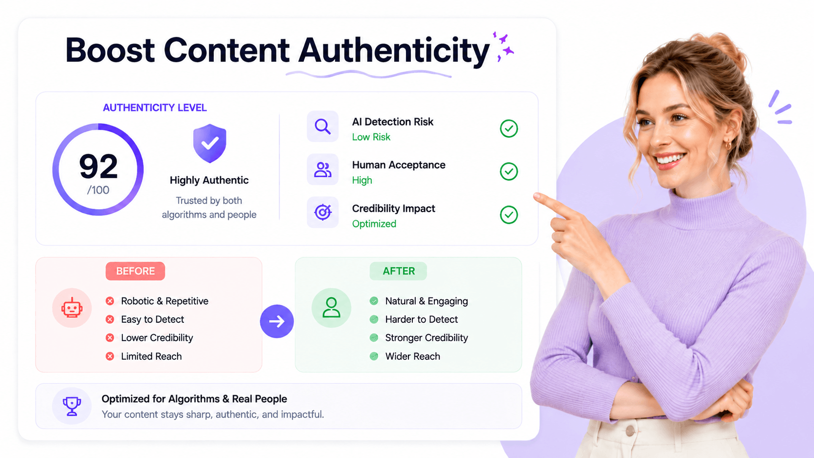 Boost Content Authenticity